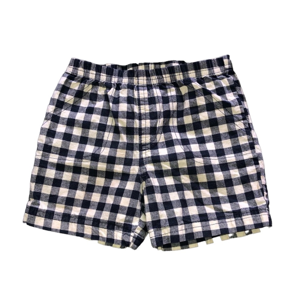 Boys 12 Months | Carter’s | Navy Blue and White Checkered Shorts